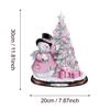 Christmas Rotating Sculpture Train Decorations Paste Window Paste Stickers