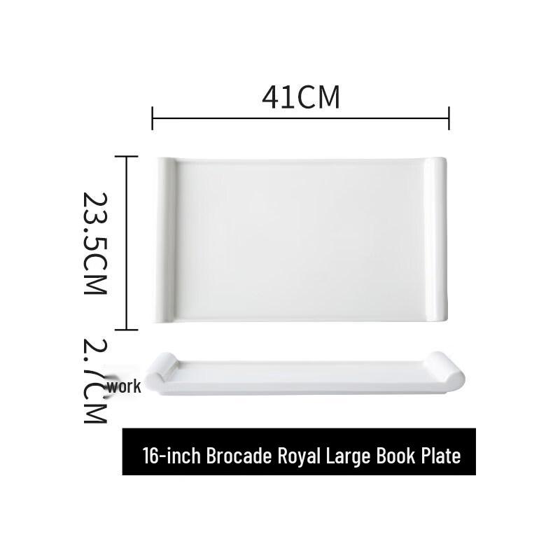 Rectangular Ceramic Versatile Serving Plate