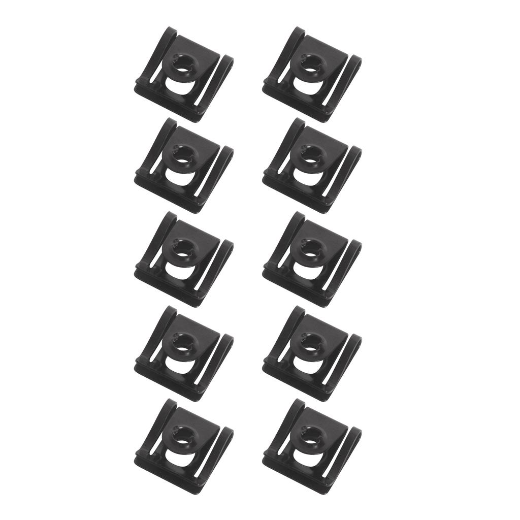 All Black 17MM Universal Race Fairing Fasteners Quick Release D-RING 1/4 Turn Motorcycle Racing Bolts Screws For Yamaha For BMW