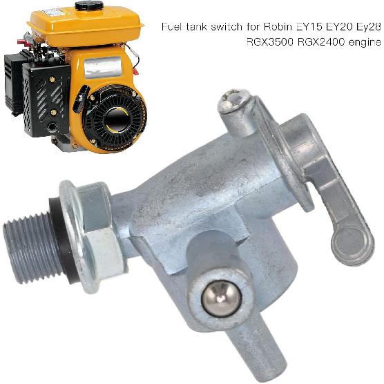 

Клапан топливного бака двигателя, резьба 12 мм, алюминиевый сплав и пластик, шаровый кран, кран топливного бака, для двигателей Robin EY15, EY20, Ey28, RGX3500, RGX2400