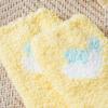 Daiso Double Heart Sleep Socks Yellow