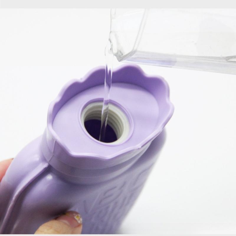 Thick Explosion-proof PVC Hot Water Bag Cartoon Mini Warm Water Bags Rubber Hand Warmer Can Be Used for Feet Hands Shoulders Neck and The Whole Body