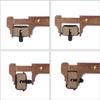 2 Sets Resin Iron Bicycle Brake Pads MTB Bike Disc Brake Pads Mountain Road Bike Quiet Parts Cycling Accessories