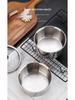 304 Stainless Steel Double-Layer Steamed Egg & Soup Bowl with Lid - Heat Resistant Cooking Pot for Home Use