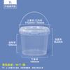 DYMAYKI Sealed Transparent Plastic Takeout Containers