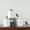 Suet Jade Ceramic Office Cup White Porcelain Tea Cup With Lid Business Meeting Cup Ceramic Cup Gift Box Can Be Ordered