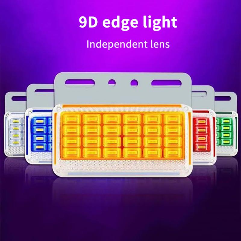 Led Side Light 24V Waterproof For Truck Trailer And Bus Wide Waist Light Suitable For Side Marker And Rear Light Applications