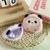 1pc Kawaii Cartoon Panda Plush Coin Purse Keychain - Cute Small Storage Bag Pendant Decoration for Kids Women