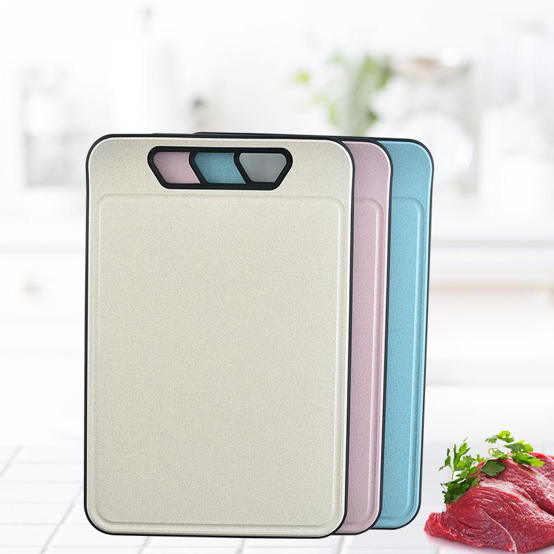 

Разделочная доска из пшеничной соломы с канавкой для сока Многофункциональная и нескользящая кухонная разделочная доска