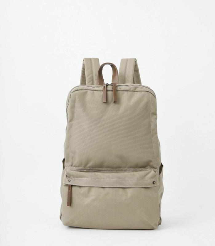 

Japanese Lightweight Waterproof Nylon Backpack - Street Fashion School & Travel Bag for Men & Women бежевый