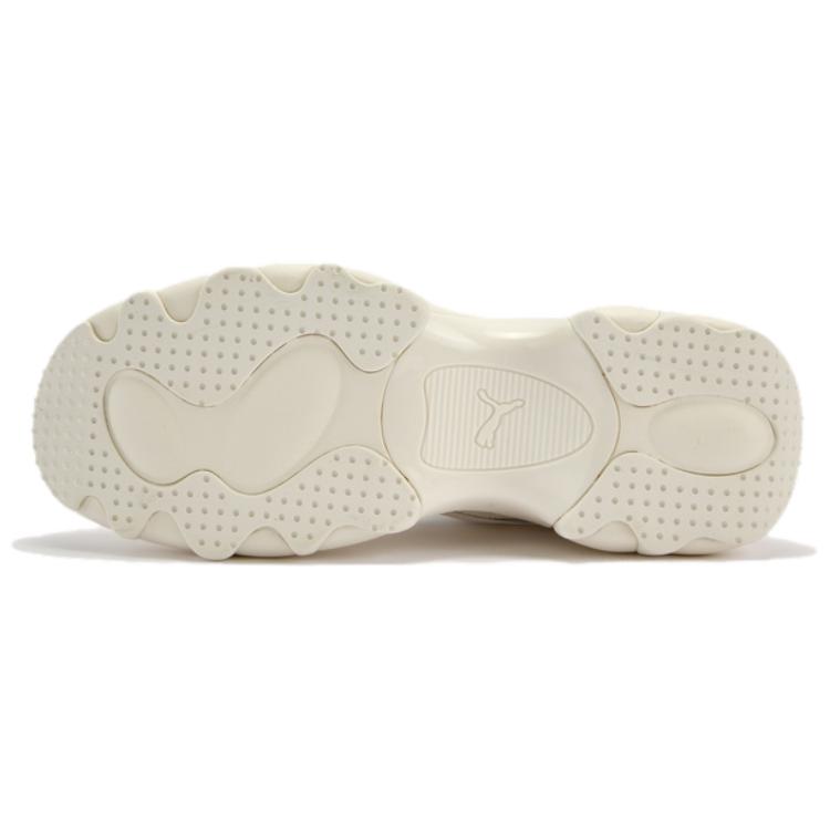 Puma Pulsar Lite Shimmery Women Sneakers Cream Warm-White Silver 403720-01
