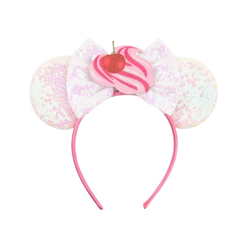 Character Design Sparkling Embellishments Hair Accessories For Holiday Birthday Parties Kids Adjustable Comfortable Stretchy Headwear