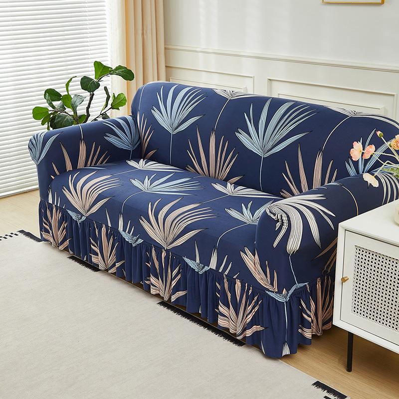 Elastic Sofa Cover All-Inclusive Cover Nordic Style Sofa Cover Non-Slip Fabric Skirt Sofa Cover