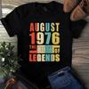 August 1976 The Birth Of Legends Vintage Unisex Men's and Women's T-shirts