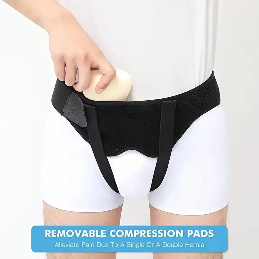 Hernia Belt for Men Hernia Support Truss for Double Inguinal,Adjustable Groin Straps  & Injury Recovery Belt