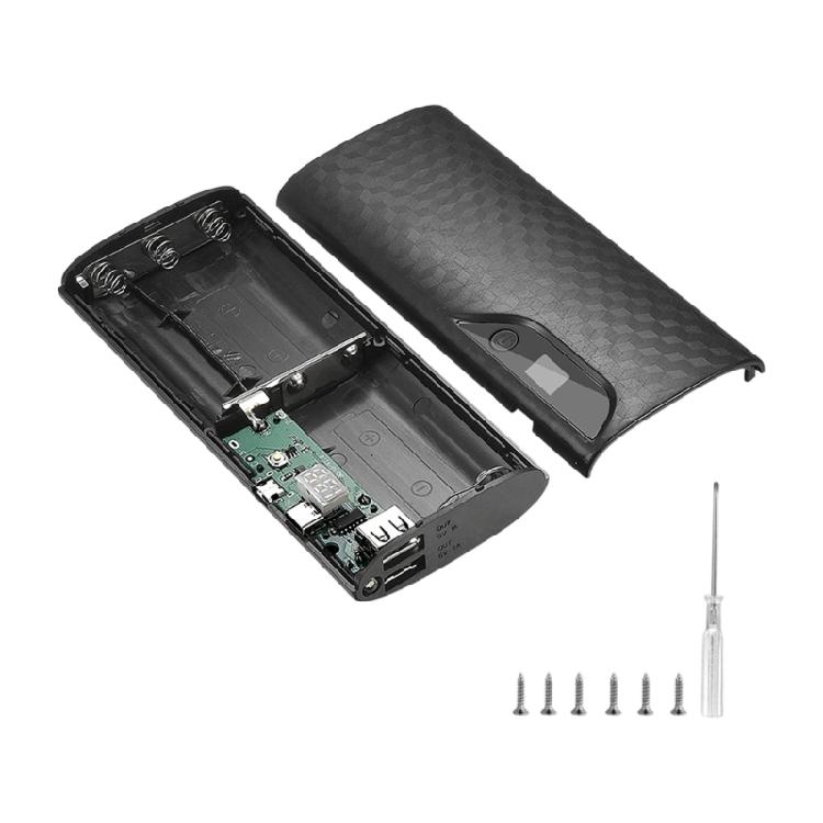 Practical 18650 Mobile Battery Case 5 Cells Detachable Design Easy Assembly LED Power Display Suitable for Enthusiasts