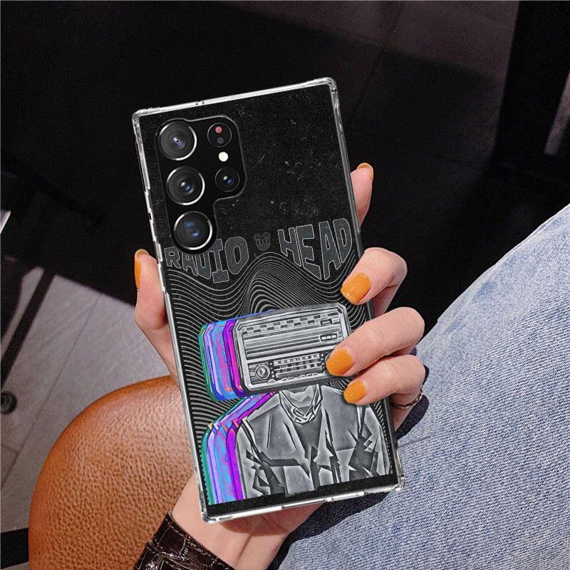 Bnad R-Radiohead Phone Case For Samsung Galaxy S24 S25 Edge S26 Ultra S23 S22 S21 Plus S20 FE + Personalized Print Cover Galaxy