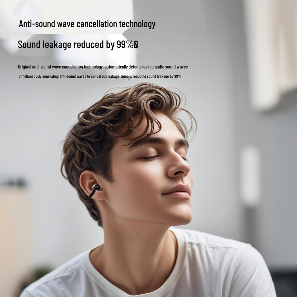 2025 Q70 Wireless Bluetooth Noise-Cancelling Clip-On Sports Earphones: Long Battery Life & High Sound Quality