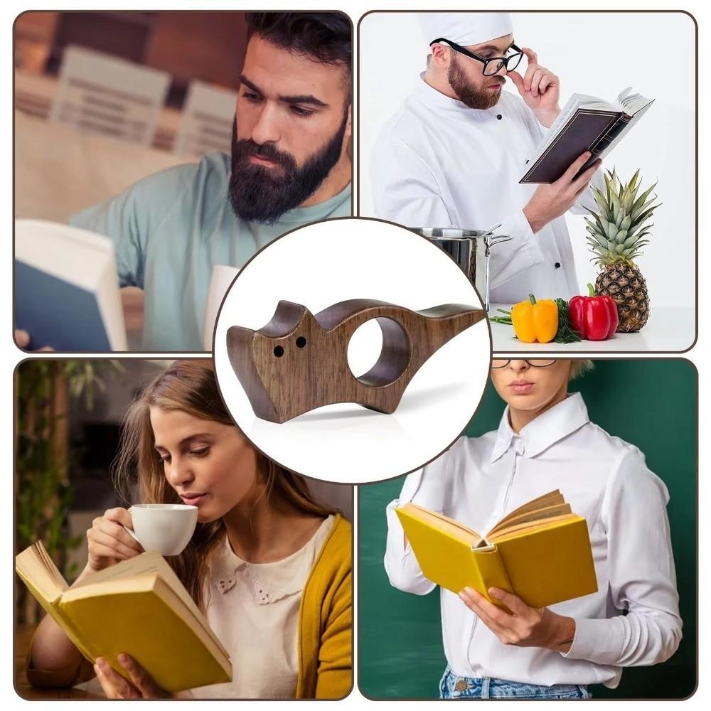 Fast Reading Aid Thumb Page Holder Page Turning Fixed Reading Bookmark Rings  Book Use