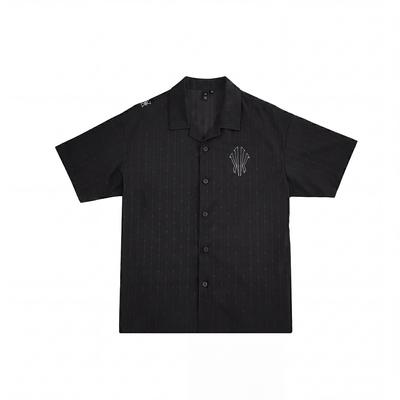 Kyrie Classic Fashion Comfortable Versatile Casual Short Sleeve Shirt Unisex Shirts Black 172631109-2