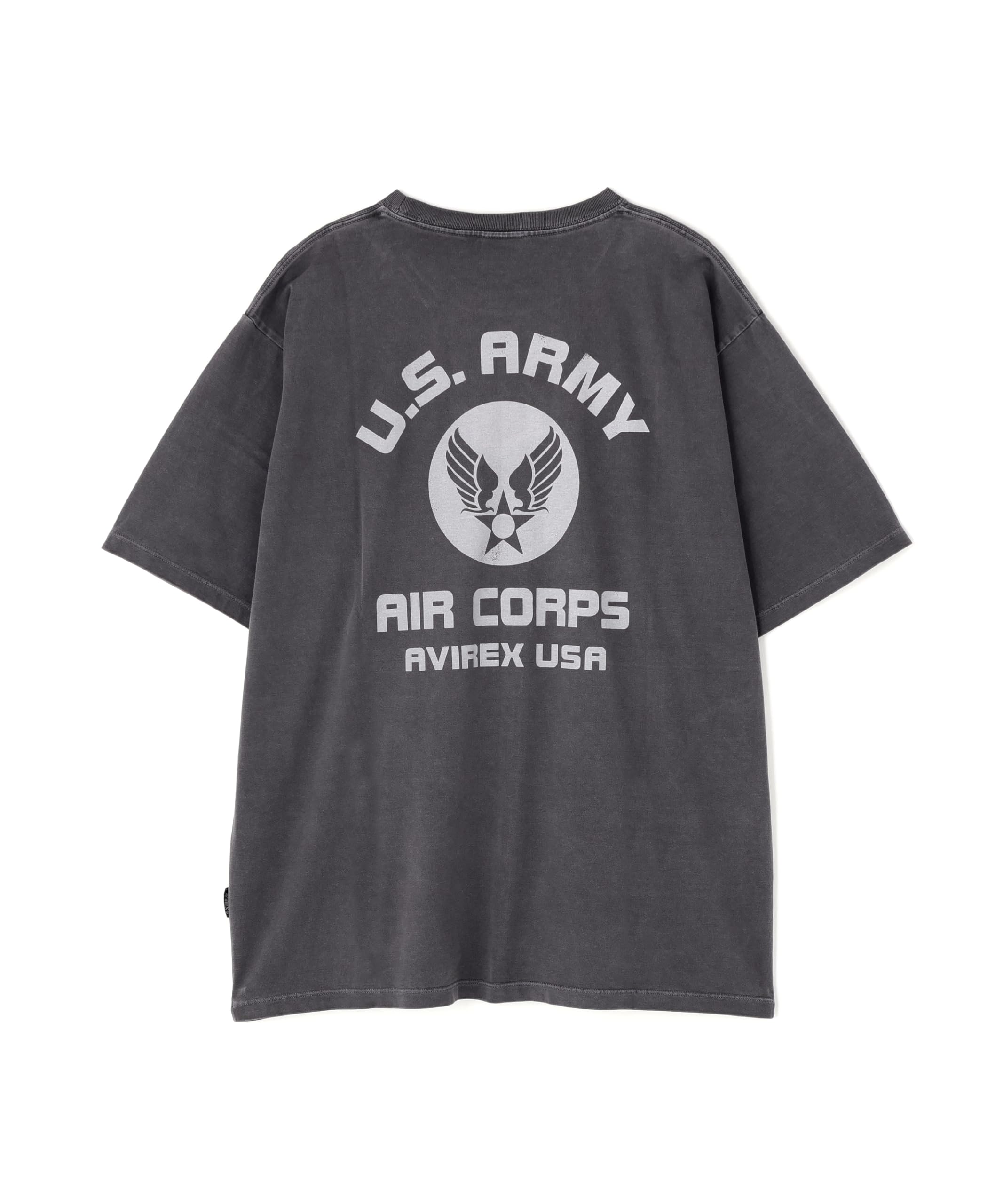 

AVIREX FADE WASH AIR CORPS T-SHIRT Men s XL 410 Charcoal 783-5234033