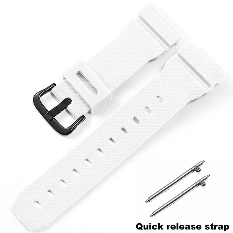 Armband für Casio G-SHOCK GM-2100 GA-2100 GWM-5610 DW-5600 6900 Serie Herren Modifiziertes Silikonkautschuk Harz Uhrenarmband Armband 16mm