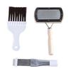 Pack of 3 Air Conditioner Fin Brushes HVAC Condenser Cleaner with Ergonomic Handle Upgrades for Easy Use & Durability