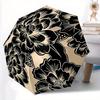1pc Floral Pattern Automatic Opening/closing Umbrella with Auto Open/Close, Perfect Gift for Friends, Durable Plastic Handle Yy250801208