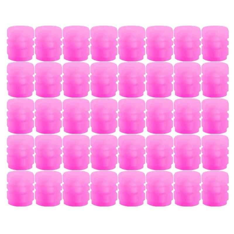 20Pcs Colorful Mini Luminous Car Tire Valve Caps Glowing Valve Cover Car Tire Wheel Hub Styling Decoration Auto Tyre Accessories