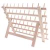 Foldable Sewing Thread Storage Rack 60 Spools Sewing Rack Organizer Wooden Thread Holder  Rings