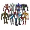8 Stücke Anime Real Steel Adam Raider LED Roboter Actionfigur Modell Kinder Spielzeug Geschenk