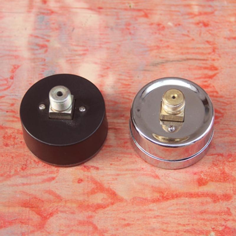 1/8inch/1/4-inch Thread Air Pressure Gauge Dial-Type Male Threaded Round Air Compressor Gauge Ranges 0-180psi 0-12Bar