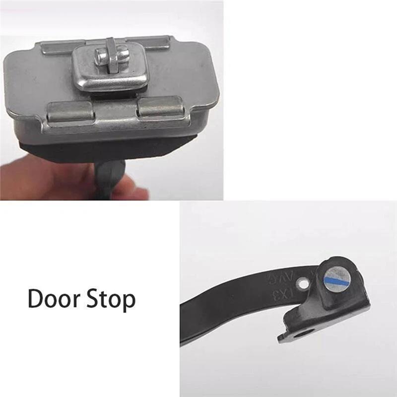For 308 2011-2015 Compatible Front Door Hinge Stopper Check Strap Limitery 2Pcs 9677361180 Door Limit Rod Stop
