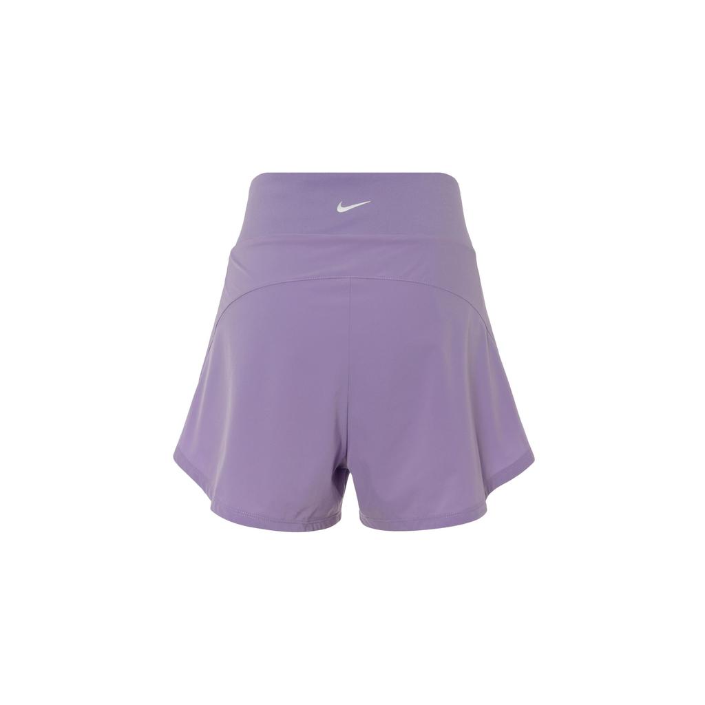 Nike Dri-FIT Solid High-Waisted Sports Shorts Women Shorts Space-Purple DX6019-567