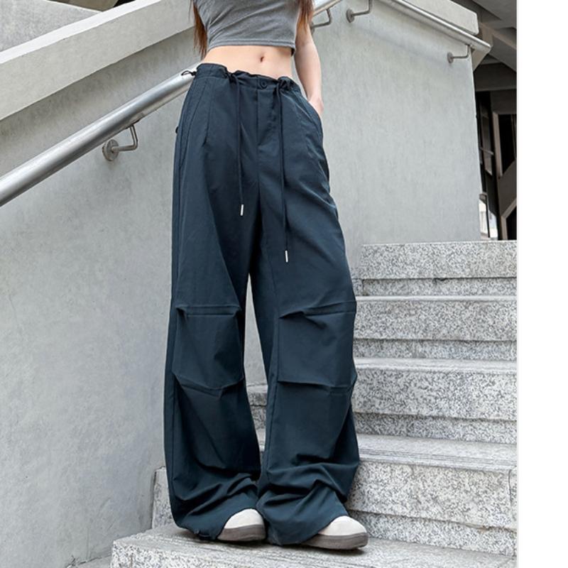 

Рабочие брюки для женщин летние тонкие новый стиль маленькие парашютисты широкие брюки быстросохнущие повседневные походные спортивные брюки XL
