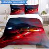 3PCS Hero Iron Bedding Set Duvet Cover Closure Includes 1 Duvet Cover & 2 Pillowcases for All Seasons Bedroom Decor Christmas Fan Gifts