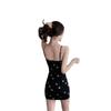 Summer design feeling waist and thin dress women's non-collision style holiday hip skirt Spice girl style tight skirt