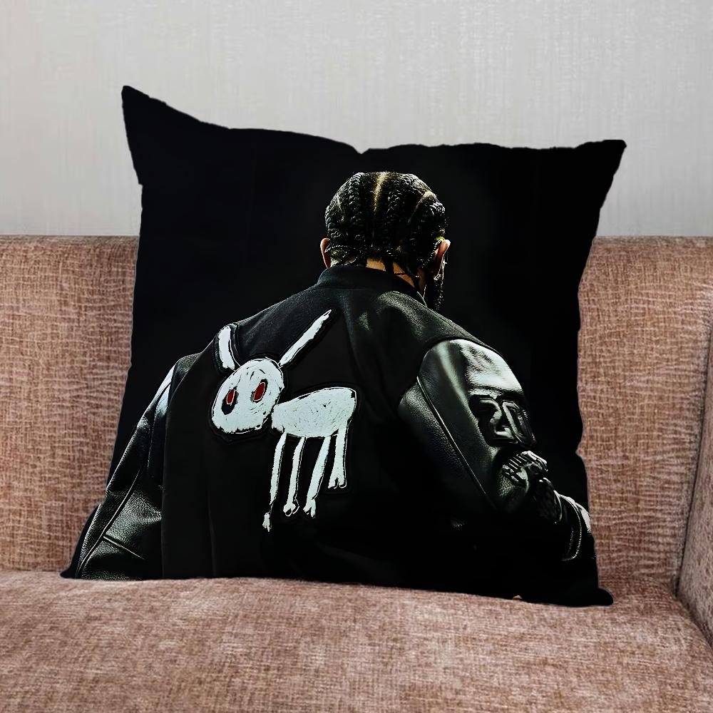 Rapper D-Drake Pillow Case For Home Bedroom Car Office Decoration Living Room Sofa Cushion Cover Suitable