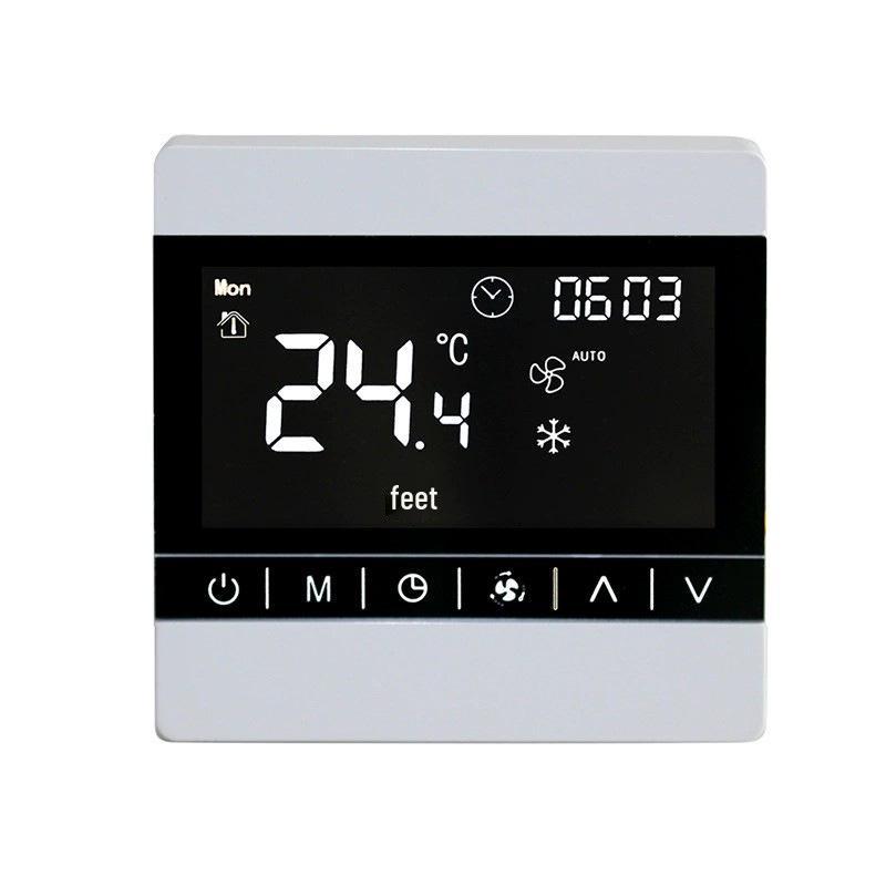 Pannello di Controllo Centrale Modbus RTU485 Termostato LCD per Fan Coil Aria Condizionata