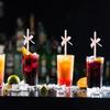 30Pcs Exquisite Bowknot Paper Straws Vibrant Party Supplies for Drink Garnish Cake Decoration Wedding Reception Graduation
