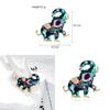 Ethnic Style Animal Brooch Pin With Rhinestones For Women Fashion Accessories