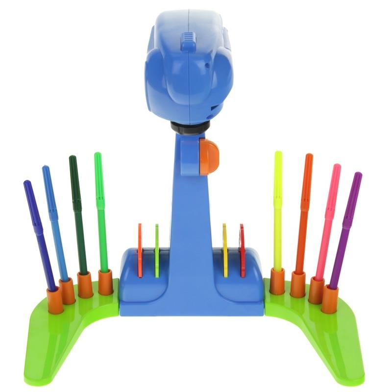 Drawing Projector for Kids 32 Slides Templates Blue