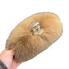 Fox Fur  Plush Hair Clip Back of The Head Claw Clip Large Shark Clip Headwear Hair Accessory
