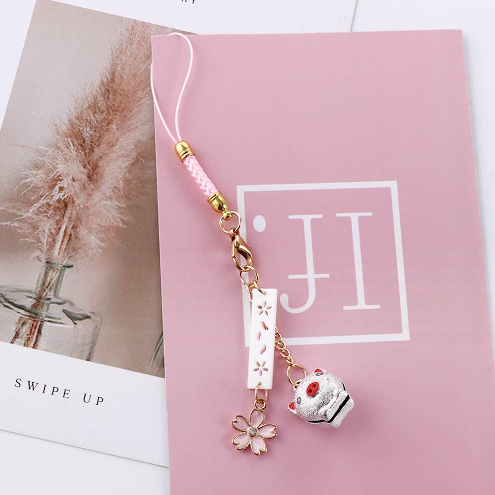 Bunny Mobile Phone Straps Charm Accessory Pig Phone Pendant Key Ring Lanyard Keychain Keys Holder