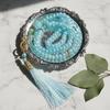 6MM 99Pcs Glass Pearls Tassel Turkish Style Muslim Rosary Islamic Meditation Yoga Prayer Beads Necklace For Women Jewelry