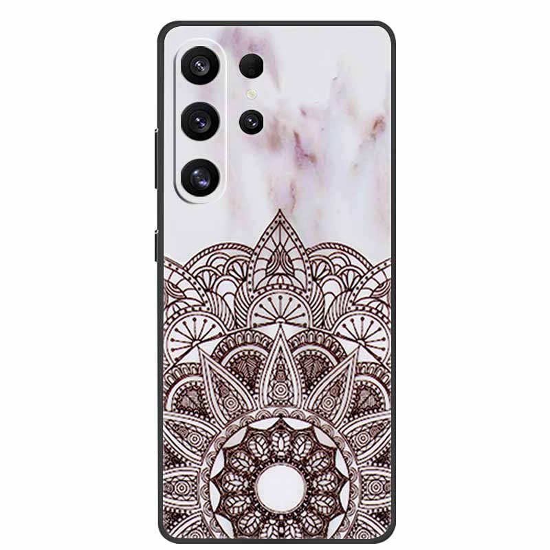 For Samsung Galaxy S26 Ultra Case Bumper Starry Sky Soft Silicone TPU Back Cover for Samsung S26 Ultra Phone Case Cute Cat Cover