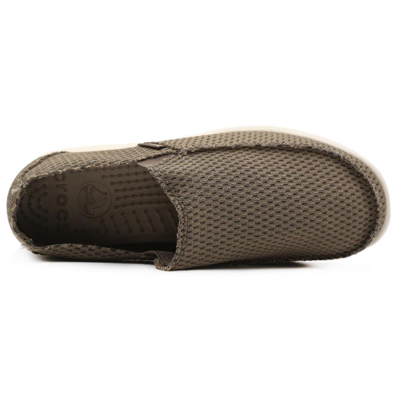 Crocs Santa Cruz Low Top Sports Casual Shoes Men's Walnut Color