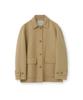 Brownyard W Handmade Half Coat, Beige