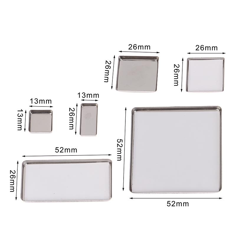 1/2/5/10Pcs Travel Watercolor Box Packaging Grid Magnetic Aluminum Palette 0.5ml/1ml/2ml Professional Paint Art Supplies Box