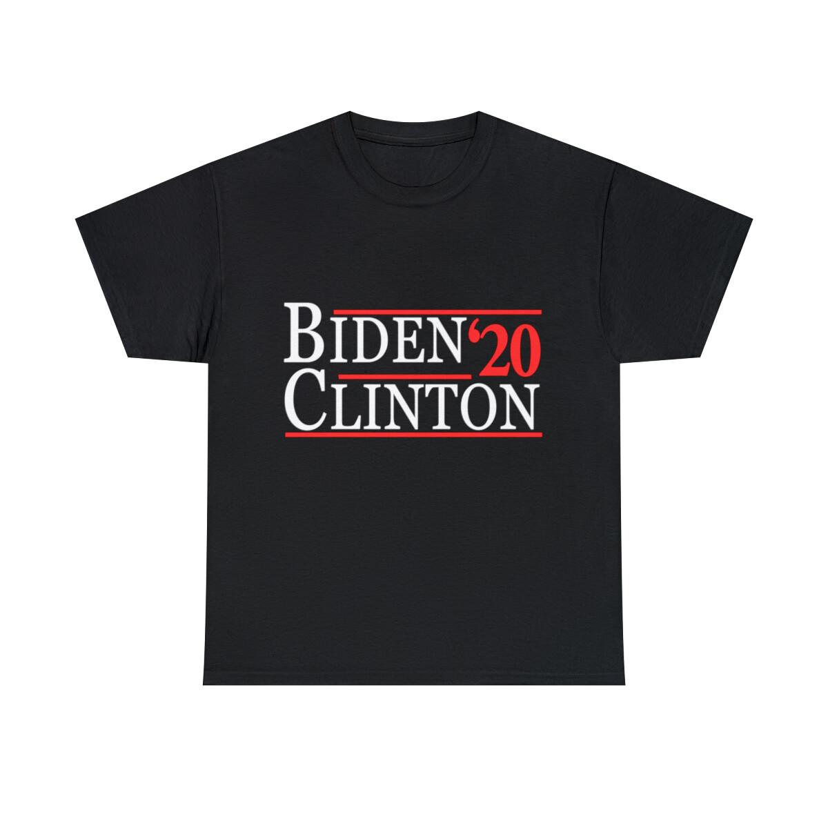 Joe Biden Hillary Clinton 2020 Graphic Tee Shirt, S-5XL S